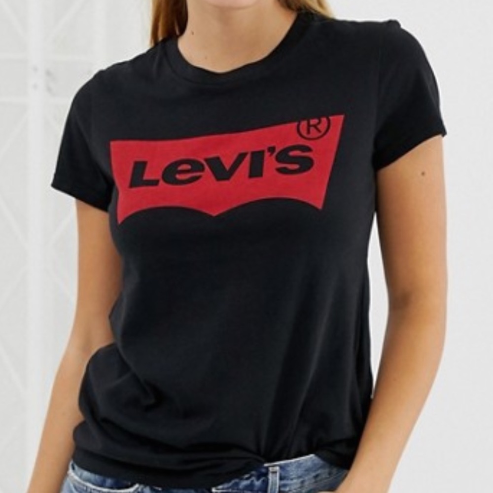 Black And Red Levi’s  Shirt